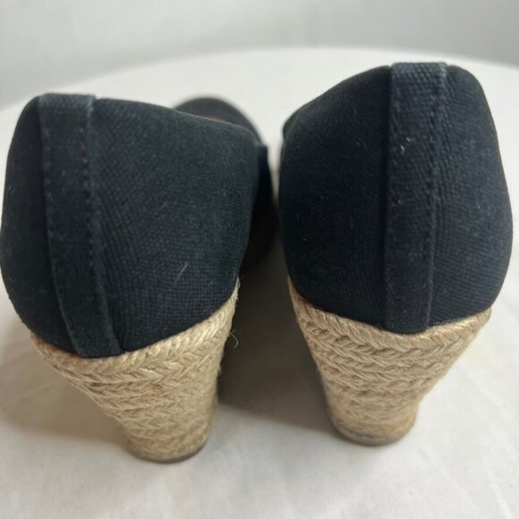 J.Crew $128 Seville Espadrille Wedges Black Size 7 64498 - Picture 5 of 7